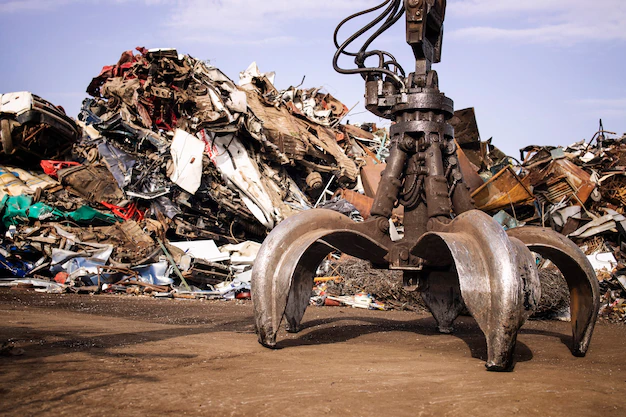 Scrap vehicle recycling site