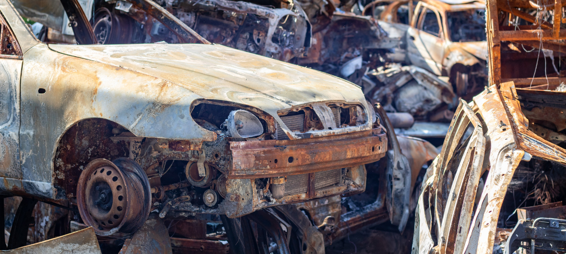 Scrap vehicle recycling centre